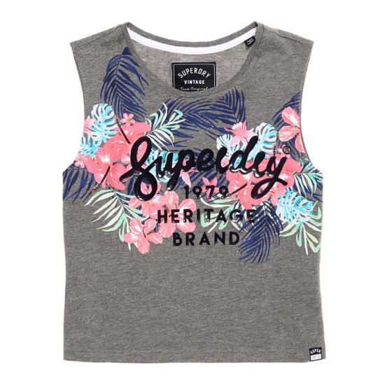 Superdry Γυναικεία αμάνικη μπλούζα